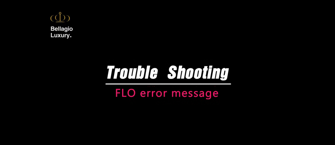 Trouble shooting / FLO error message