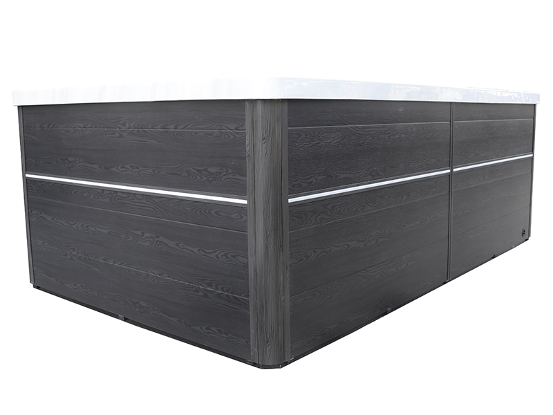 Gray AluminumCorner / R90 12.47 ft per piece