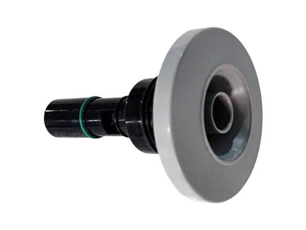 2-1/4 inch adjustable smooth surface jet (light gray 6C/brushed finish) / with light