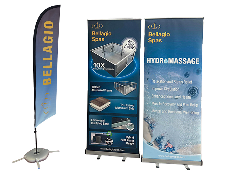 Flag Banner*2 & Roll-up Banner*2