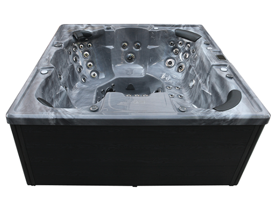 Bellagio hot tub showing the shell, cabinet, and overall exterior construction