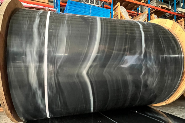 Crystal Cell Acrylic material shown during Bellagio hot tub manufacturing