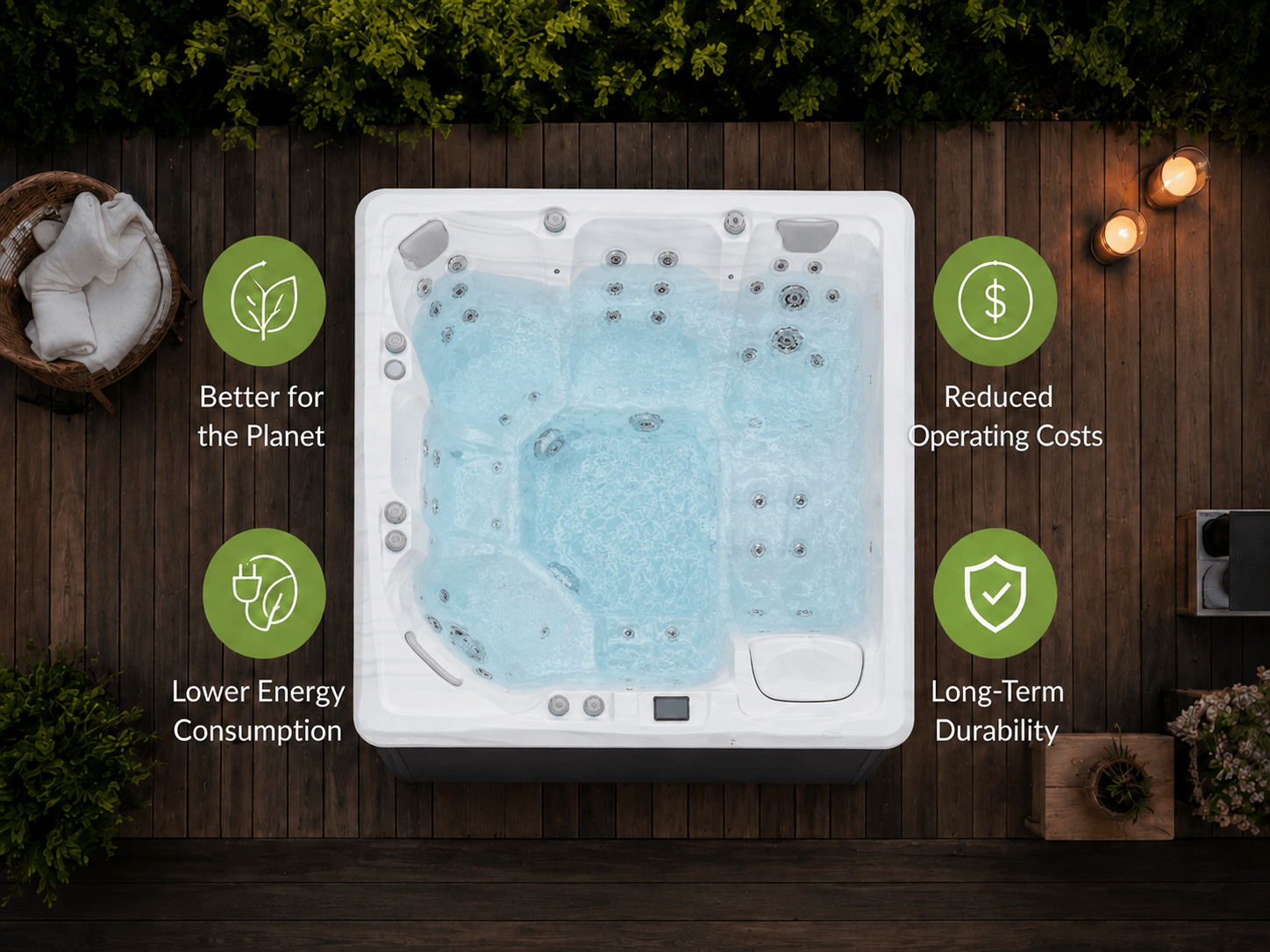 Hot tub insulation and heat-retention features explained