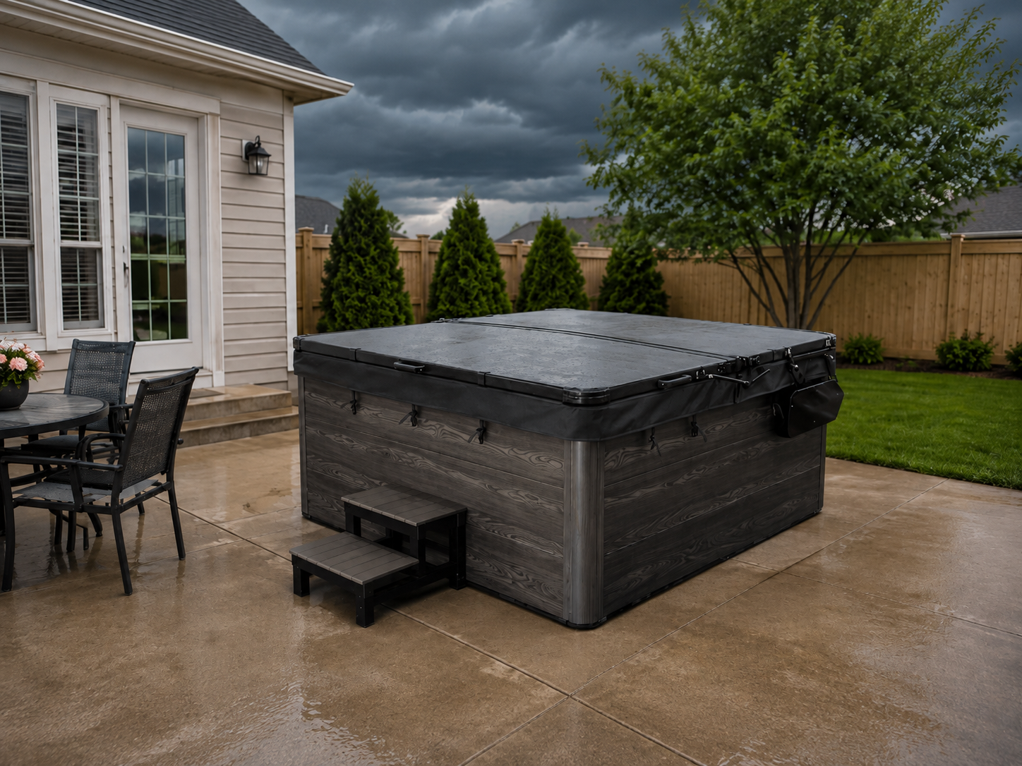 Can You Use a Hot Tub in Rain? Weather Safety Guide